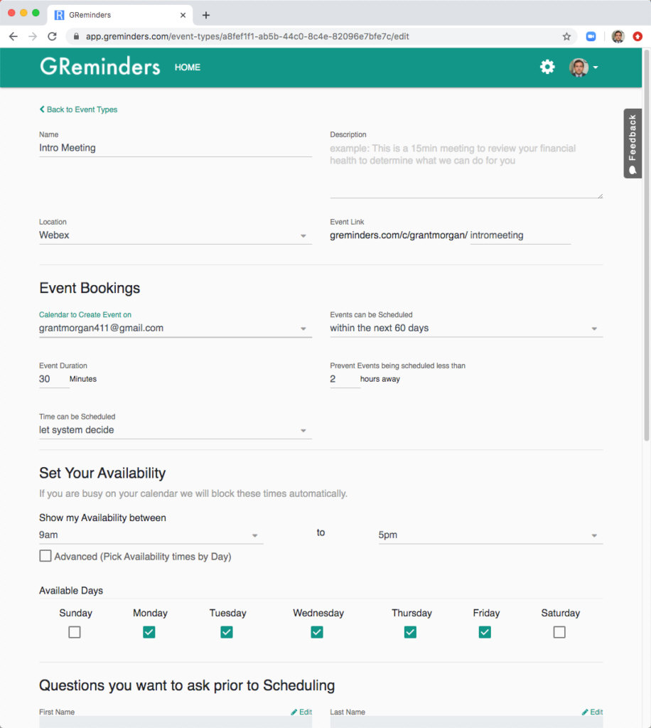 Outlook Reminders & Office 365 Appointment Reminders GReminders