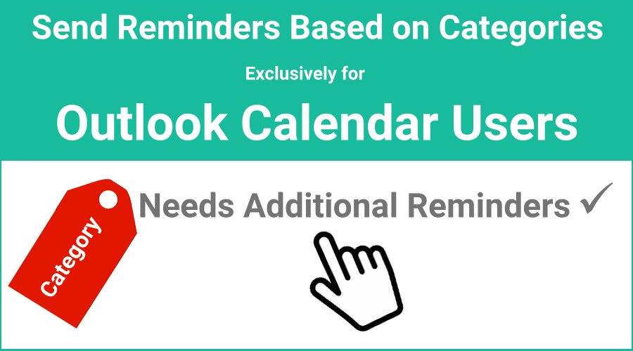 Outlook Reminders Send Outlook Calendar Reminders Based on Categories